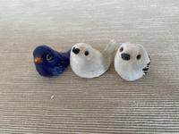 3 kleine Kermaik-Vögel - Bodenmarke OM - ca. 3-4 cm Hamburg - Bergedorf Vorschau