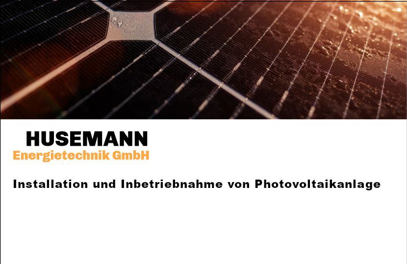 Solaranlage - Installation und Inbetriebnahme von Photovoltaikanlagen in Gütersloh