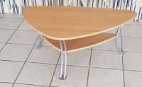 Tisch nierenförmig Beistelltisch 104 x 62 x 44 cm - 2 Ablagen Hessen - Hüttenberg Vorschau