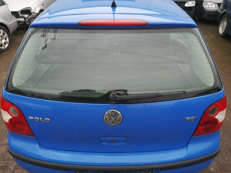 VW Polo 9N - Heckklappe Motorhaube Tür Links Rechts LA5F Blau in Lippstadt