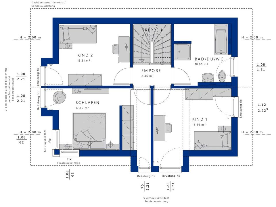 Einfamilienhaus mit stilvollen Architektur-Features in TOP-Lage in Schwanstetten