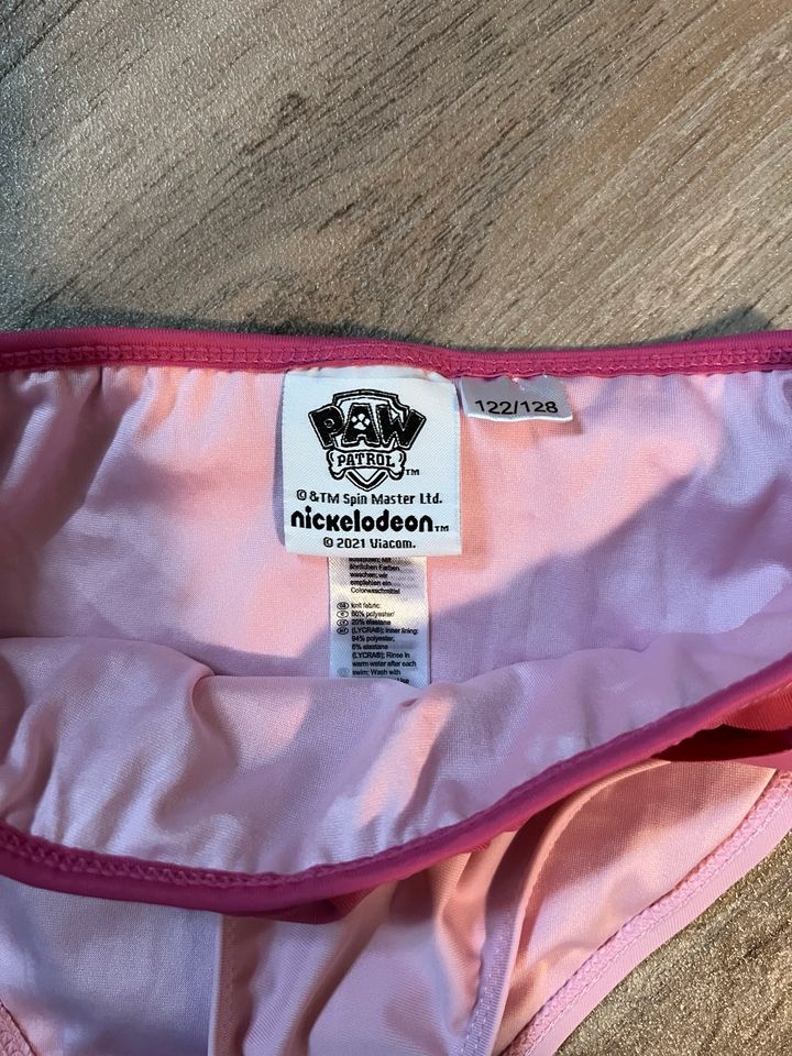 Bikini Neu Bademode Kinder Paw Patrol rosa 122 128 Badeanzug in Bischofsheim
