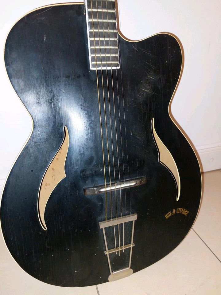 Hoyer Gitarre. 50er Jahre in Bad Oldesloe