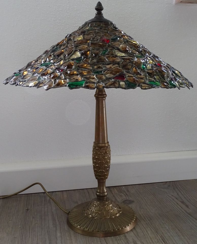 Tolle Tischlampe/ Tisch- Leuchte Tiffany Stil; Mosaik Glas Lampe in Schwandorf