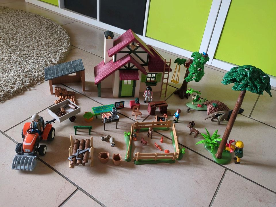 Playmobil Farmhaus und Holzfäller in Weßling