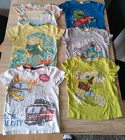 T-Shirt, Dino, Hai,Feuerwehr ,mit kleinen Löcher oder Flecken 110 Baden-Württemberg - Winterbach Vorschau