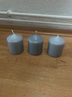 3 graue Kerzen Hessen - Wiesbaden Vorschau