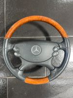 Mercedes Benz SL R230 W209 W211 W219 Holz/Leder Lenkrad Airbag Nordrhein-Westfalen - Ratingen Vorschau