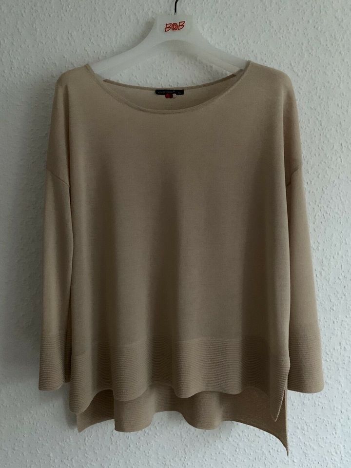 Louise Orop * Pullover * Feinstrick * Schlitze * elegant * beige in Lingen (Ems)