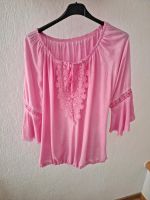 Bluse Carmenstil, made in Italy.  Pink, Einheitsgröße Nordrhein-Westfalen - Elsdorf Vorschau