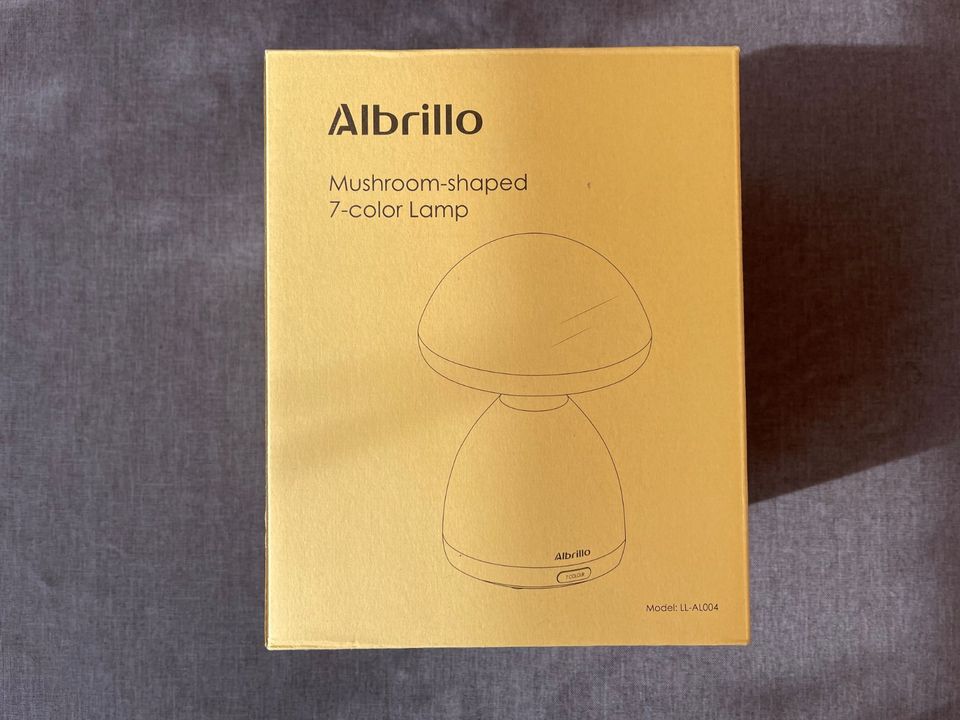 Albrillo LED Nachttischlampe mit Stimmungslicht Farbwechsel in Essen
