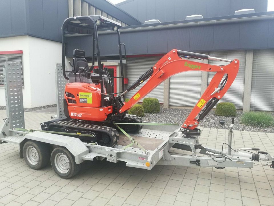 Kubota U17-3 Minibagger zu vermieten - mieten in Geislingen an der Steige