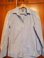 H&M, gestreifte Bluse mit Spitze Ärmeln, Hemd, Gr. 38 Hessen - Weimar (Lahn) Vorschau