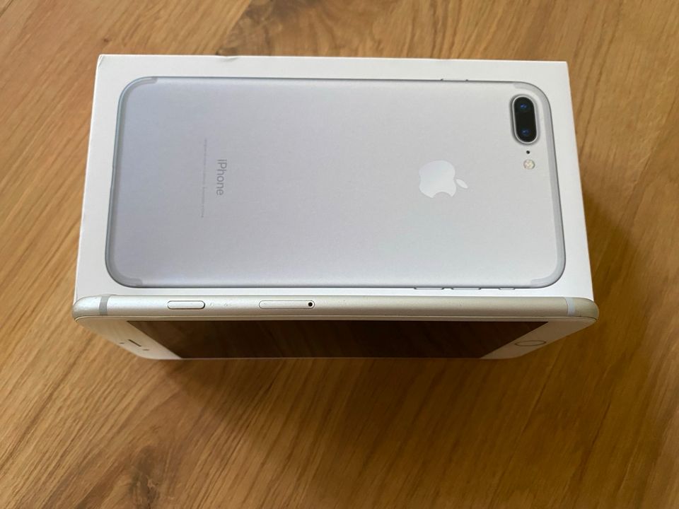 iPhone 7 Plus 128GB Weiß Silber - 100% Funktionstüchtig - Zubehör in Bremen