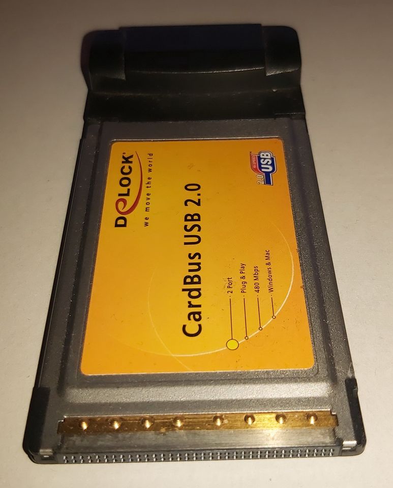 ❇️ PCMCIA Delock Cardbus USB 2.0 • P/N: L-312CB • Adapter 2-Port in  Niedersachsen - Göttingen | Weiteres PC Zubehör gebraucht kaufen | eBay  Kleinanzeigen ist jetzt Kleinanzeigen