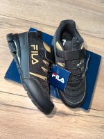 FILA coole Turnschuhe Sneakers schwarz Gold in 34 neu Nordrhein-Westfalen - Hennef (Sieg) Vorschau