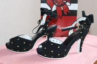 Neue Pumps Sandaletten von Lola Ramona Gr 39 schwarz gold Hessen - Lahnau Vorschau