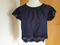 MANGO Damen Bluse/Shirt Gr M mit Spitze Niedersachsen - Himmelpforten Vorschau