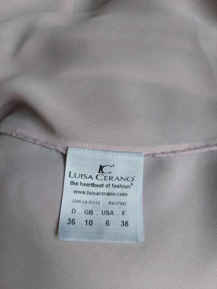 Luisa Cerano Bluse, Gr. 36-38 elegante Farbe in Schweinfurt