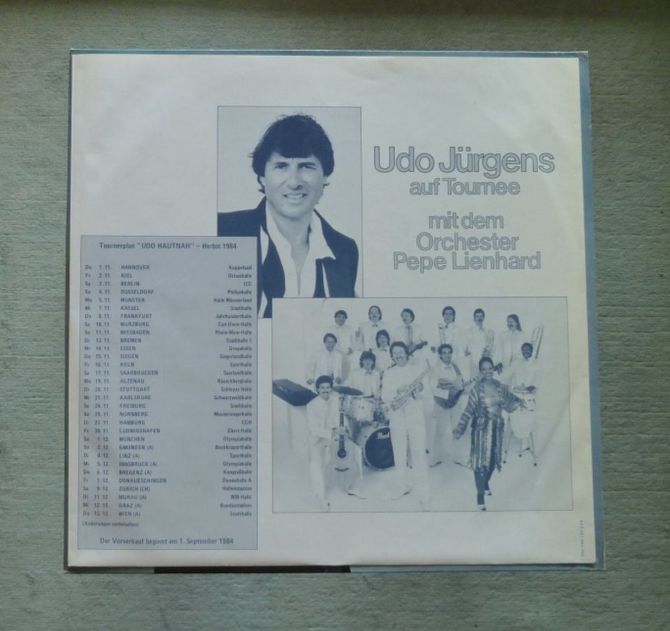 Udo Jürgens - Hautnah - LP Vinyl - 1984 in Obertshausen