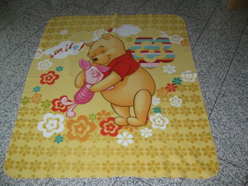 Kuscheldecke Decke Kinder Spieldecke Winnie Pooh 120 x 150 cm NEU in Freystadt