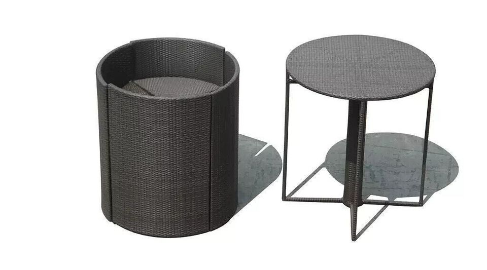 Luxus Rattan Bar Set Mallorca für 4 Personen Polyrattan Lounge Se in Hofkirchen