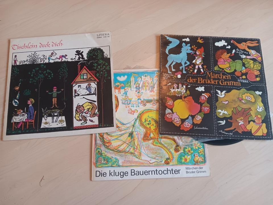 3 Märchen Schallplatten DDR Tischlein deck dich Nur Abh. in Jena