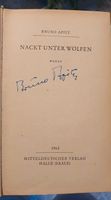 Nackt unter Wölfen von Bruno Apitz mit Signum/Aotogramm Sachsen-Anhalt - Zörbig Vorschau