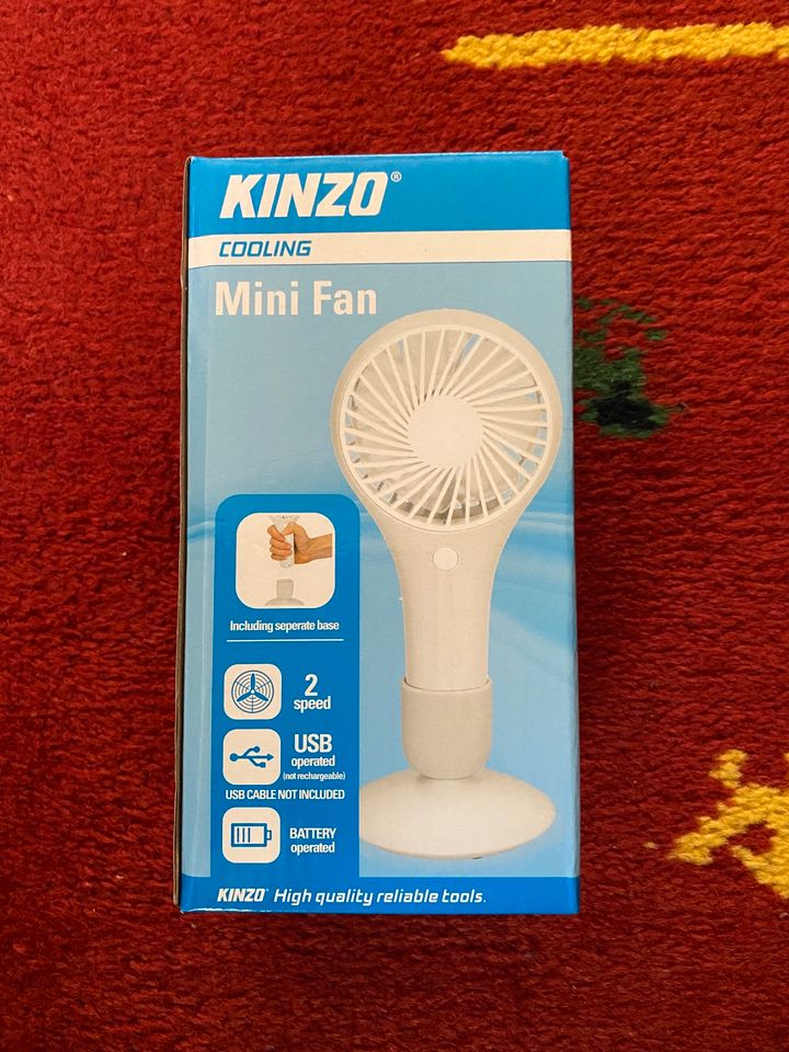 Mini Ventilator von Kinzo; WIE NEU in Nordrhein-Westfalen - Heinsberg |  Weitere Haushaltsgeräte gebraucht kaufen | eBay Kleinanzeigen ist jetzt  Kleinanzeigen