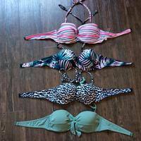 LASCANA Bandeau Bikini Oberteil MixKini Push Up Triangel 40A Bayern - Sonnefeld Vorschau