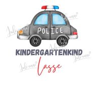 Bügelbild Kindergarten Kind Kita Polizei Personalisierbar Namen Brandenburg - Biesenthal Vorschau