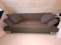 Sofa Schlafsofa Couch ausziehbar grau braun Stoff Niedersachsen - Sauensiek Vorschau