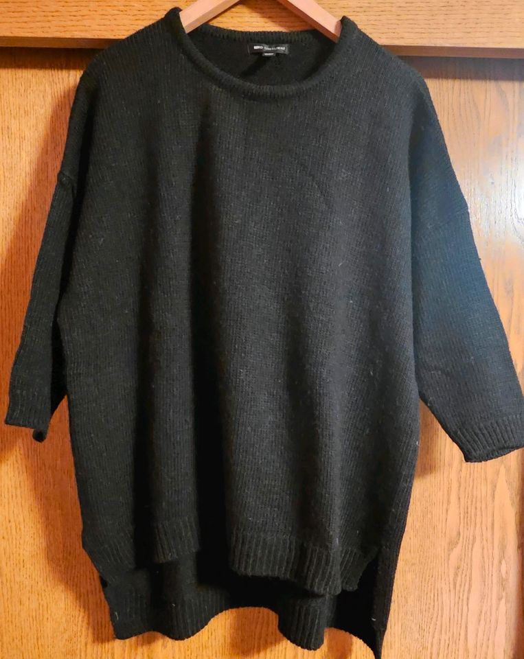 MANGO COLLECTION Damen Pullover schwarz Gr.  L Made in Türkei in Regensburg