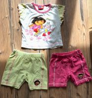 Dora Sommer Set 86 92 kurze Hose Tshirt Baden-Württemberg - Lörrach Vorschau