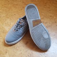 HUB NARITA Damen Sneaker low, grau /weiß gepunktet, Gr. 38, TOP Thüringen - Erfurt Vorschau