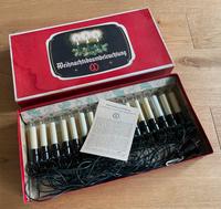 Weihnachtsbaumbeleuchtung DDR, 16 Leuchten, gebraucht Sachsen - Taucha Vorschau