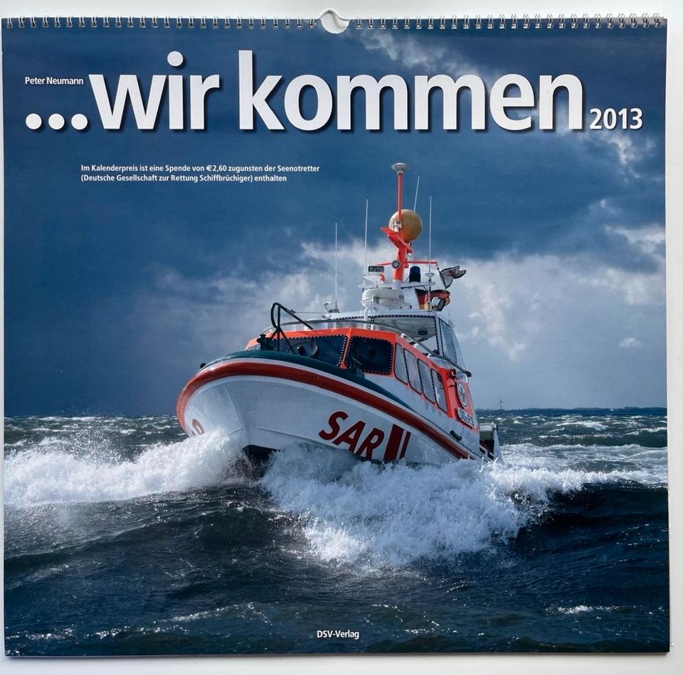 DGZRS SAR Kalender 2013 Wir kommen Seenotretter in Jesteburg