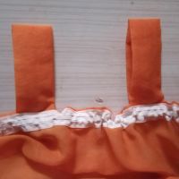 2 Vorhänge orange, Schlaufen/Kräuselband (3 Paar vorhanden) Nordrhein-Westfalen - Kempen Vorschau