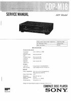 Service Manual Serviceanleitung Sony CD-Player Compact Disk Playe Sachsen-Anhalt - Burg Vorschau