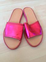 Schlapper Tommy Hilfiger Gr 40 pink lila Bayern - Bad Wörishofen Vorschau