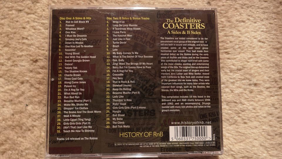 The Definitive Coasters  Doppel CD 17.- € in Augustusburg