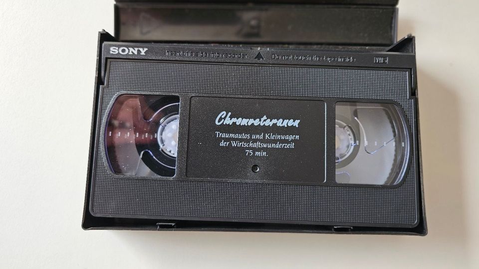 Chromveteranen – VHS 75 Min deutsche Automobilhistorie, 1.Hd. Top in Kassel
