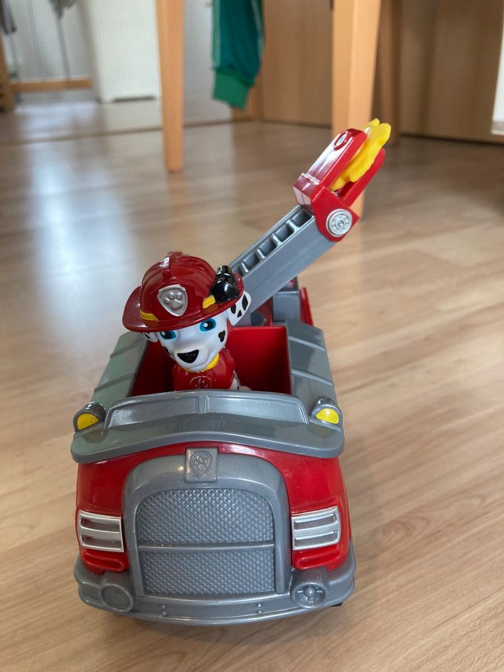 Paw Patrol Fahrzeug mit Figur Marshall in Holzgerlingen