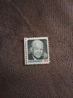 Briefmarke Eisenhower USA schwarz Niedersachsen - Großefehn Vorschau