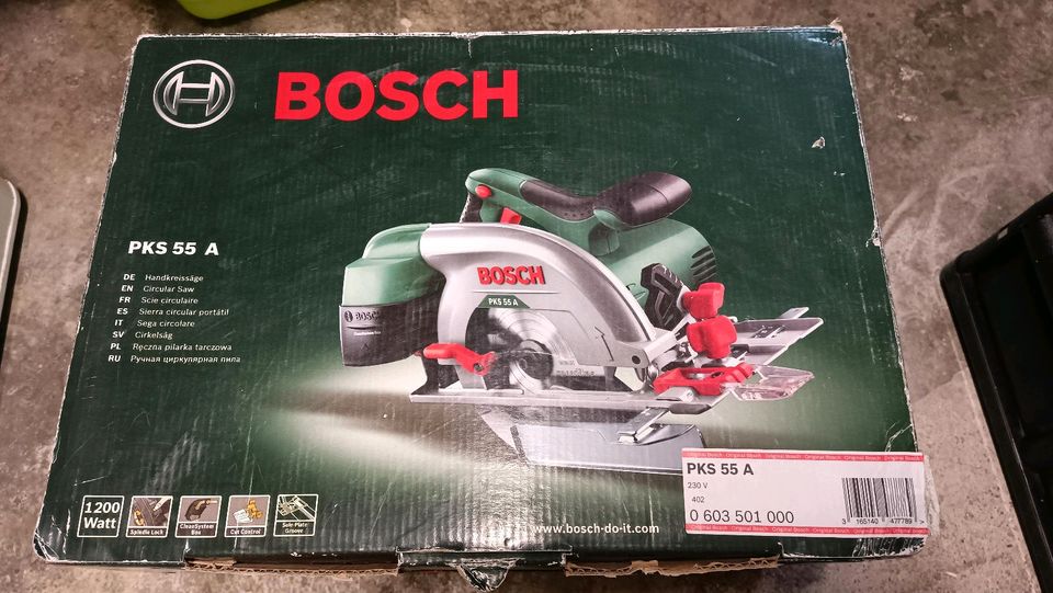 Bosch PKS 55 A Säge Kreissäge Handkreissäge in Gersthofen