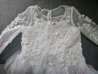 Blumenmädchen Kleid / Hochzeit mit Blumen-Spitzenstickerei Rheinland-Pfalz - Burgbrohl Vorschau