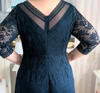 Sheego Kleid lang  48  blau Spitze 3/4 Arm Hochzeit Taufe Kommuni Nordrhein-Westfalen - Dülmen Vorschau