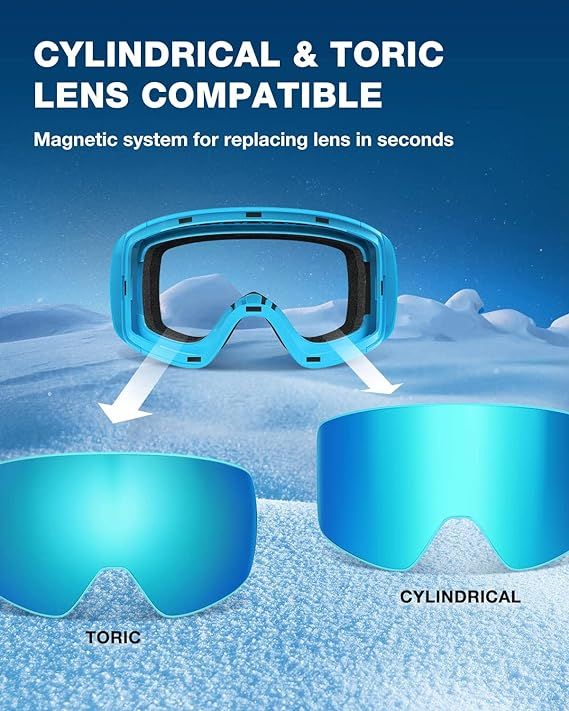 ZIONOR  Snowboardbrille Skibrille in Hillscheid