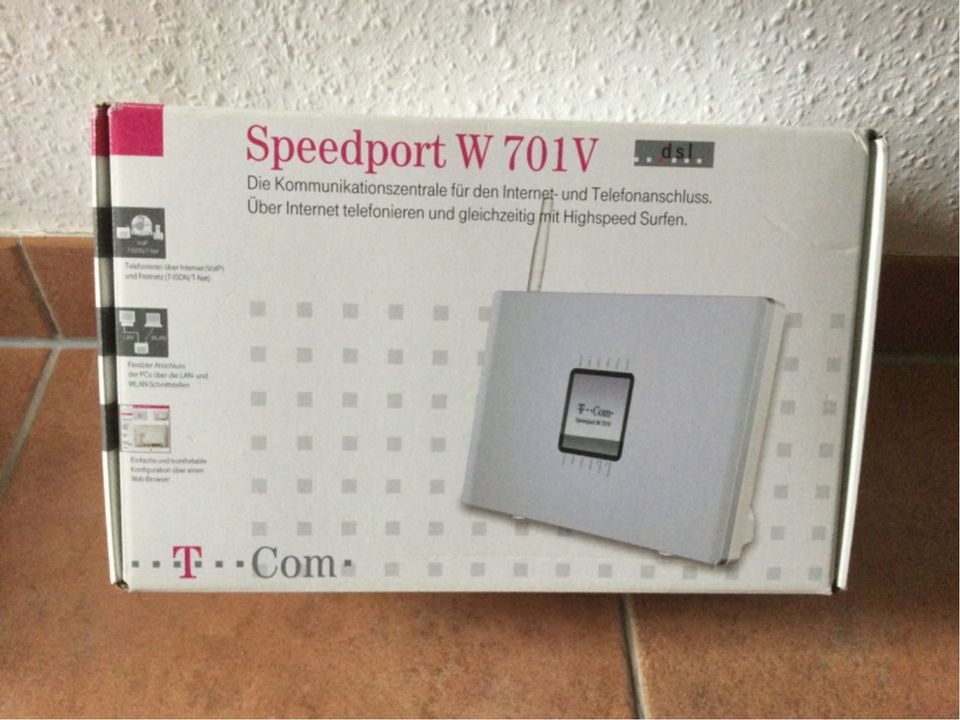 TELEKOM SPEEDPORT W 701 V,KOMPLETT IN OVP in Rheinland-Pfalz - Mommenheim |  Netzwerk & Modem gebraucht kaufen | eBay Kleinanzeigen ist jetzt  Kleinanzeigen