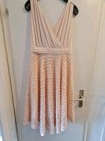 Brautkleid Abendkleid Cocktailkleid Nude Gr.38 Niedersachsen - Zeven Vorschau